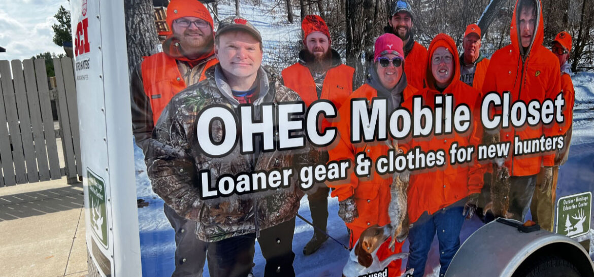 Mobile Closet – Loaner gear & clothes for new hunters.